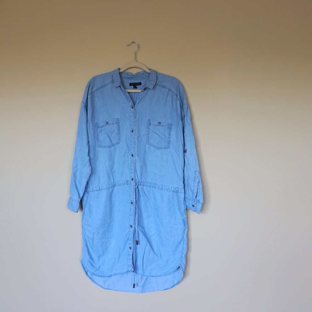 Banana Republic Denim Dress MED TALL